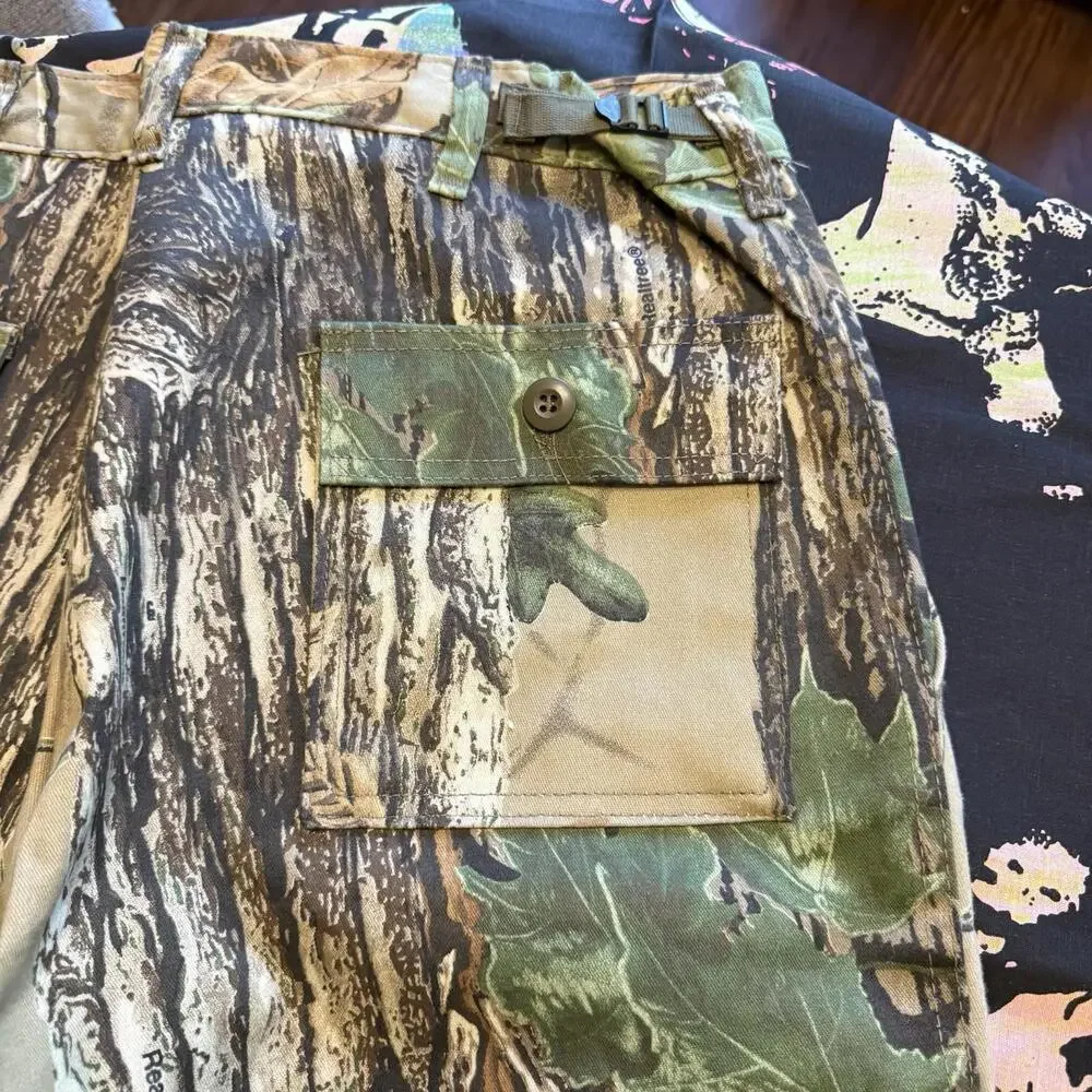 Vintage NWOT 80s Liberty RealTree Camo Hunting Pants Size‎ Mens 38x34 USA - Picture 7 of 8